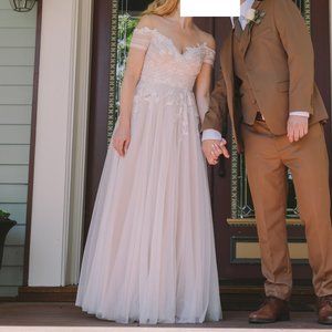 Willowby by Watters Katara Gown Bhldn Size 2